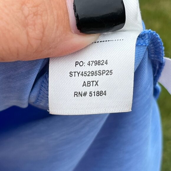 Patagonia Blue Capilene Cool Daily Tank Top Size M - Picture 6 of 8